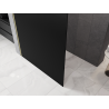 Mexen Kioto panou de duș Walk-in 150 x 200 cm, ombre negru 8 mm, auriu periat - 800-150-101-55-76