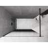 Mexen Kioto Walk-in zuhanyfal 110 x 200 cm, fekete ombre 8 mm, fekete - 800-110-101-70-76