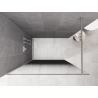 Mexen Kioto Walk-in zuhanyfal 70 x 200 cm, fekete ombre 8 mm, matt nikkel - 800-070-101-97-76