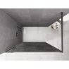 Mexen Kioto perete pentru duș Walk-in 130 x 200 cm, crackle grafit 12 mm, crom - 800-130-101-01-44-X