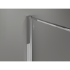 Mexen Kioto perete pentru duș Walk-in 130 x 200 cm, crackle grafit 12 mm, crom - 800-130-101-01-44-X