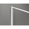 Mexen Kioto panou de duș Walk-in 130 x 200 cm, crackle gri 12 mm, alb - 800-130-101-20-44-X