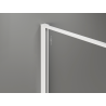 Mexen Kioto perete de duș Walk-in 150 x 200 cm, crackle grafit 12 mm, alb - 800-150-101-20-44-X