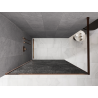 Mexen Kioto perete de duș Walk-in 120 x 200 cm, crackle grafit 12 mm, aur roz - 800-120-101-60-44-X