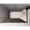 Mexen Kioto perete de duș Walk-in 150 x 200 cm, crackle grafit 12 mm, aur roz - 800-150-101-60-44-X