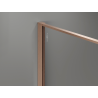 Mexen Kioto panou de duș Walk-in 140 x 200 cm, crackle grafit 12 mm, cupru periat - 800-140-101-65-44-X