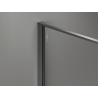 Mexen Kioto perete de duș Walk-in 130 x 200 cm, crackle grafit 12 mm, gri pistol periat - 800-130-101-66-44-X