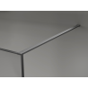 Mexen Kioto Perete de duș Walk-in 140 x 200 cm, crackle grafit 12 mm, gun gray periat - 800-140-101-66-44-X