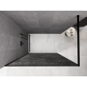 Mexen Kioto perete de duș Walk-in 70 x 200 cm, crackle grafit 12 mm, negru - 800-070-101-70-44-X