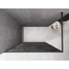 Mexen Kioto perete de duș Walk-in 140 x 200 cm, crackle grafit 12 mm, gun metal - 800-140-101-95-44-X