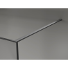 Mexen Kioto perete de duș Walk-in 130 x 200 cm, crackle grafit 12 mm, gun metal - 800-130-101-95-44-X