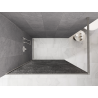 Mexen Kioto perete de duș Walk-in 120 x 200 cm, crackle grafit 12 mm, nichel periat - 800-120-101-97-44-X