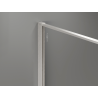 Mexen Kioto panou de duș Walk-in 90 x 200 cm, crackle grafit 12 mm, nichel periat - 800-090-101-97-44-X
