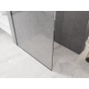 Mexen Kioto 140 x 200 cm-es Walk-in zuhanyfal, áttetsző 12 mm-es crackle üveg, króm - 800-140-101-01-04-X
