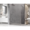 Mexen Kioto Walk-in zuhanyfal, 80 x 200 cm, crackle átlátszó 12 mm, króm - 800-080-101-01-04-X