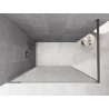 Mexen Kioto perete de duș Walk-in 70 x 200 cm, crackle transparent 12 mm, crom - 800-070-101-01-04-X