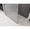 Mexen Kioto perete de duș Walk-in 110 x 200 cm, crackle transparent 12 mm, auriu - 800-110-101-50-04-X