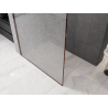 Mexen Kioto perete de duș Walk-in 120 x 200 cm, crackle transparent 12 mm, aur roz - 800-120-101-60-04-X