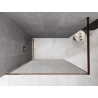 Mexen Kioto Walk-in zuhanyfal 120 x 200 cm, crackle átlátszó 12 mm, rózsaarany - 800-120-101-60-04-X