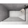 Mexen Kioto perete de duș Walk-in 150 x 200 cm, crackle transparent 12 mm, gun metal - 800-150-101-95-04-X