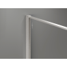 Mexen Kioto Walk-in zuhanyfal 110 x 200 cm, crackle átlátszó 12 mm, csiszolt nikkel - 800-110-101-97-04-X
