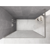 Mexen Kioto perete de duș Walk-in 150 x 200 cm, crackle transparent 12 mm, nichel periat - 800-150-101-97-04-X