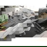Mexen Bruno chiuvetă de granit cu un compartiment, cu picurător și baterie de bucătărie Duero, Neagră - 6513-77-671600-00