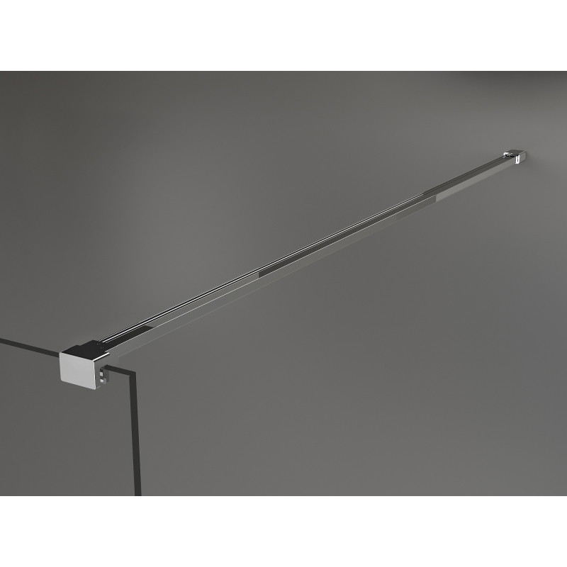 Mexen Kioto Walk-in zuhanyfal 80 x 200 cm, bronz 8 mm, króm - 800-080-101-01-32
