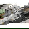 Mexen Bruno chiuvetă de granit cu un compartiment, cu picurător și baterie de bucătărie Duero, Neagră - 6513-77-671600-50