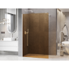 Mexen Kioto perete de duș Walk-in 110 x 200 cm, bronz 8 mm, alb - 800-110-101-20-32