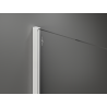 Mexen Kioto perete de duș Walk-in 110 x 200 cm, bronz 8 mm, alb - 800-110-101-20-32