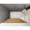 Mexen Kioto Walk-in zuhanyfal 80 x 200 cm, bronz 8 mm, arany - 800-080-101-50-32