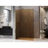 Mexen Kioto perete de duș Walk-in 130 x 200 cm, bronz 8 mm, auriu - 800-130-101-50-32
