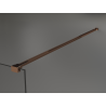 Mexen Kioto perete de duș Walk-in 130 x 200 cm, bronz 8 mm, aur roz - 800-130-101-60-32