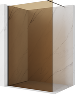 Mexen Kioto Walk-in zuhanyfal 90 x 200 cm, 8 mm bronz, gun metal - 800-090-101-95-32