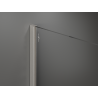 Mexen Kioto Walk-in zuhanyfal 70 x 200 cm, bronz 8 mm, matt nikkel - 800-070-101-97-32