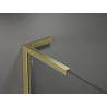 Mexen Kioto L Perete de duș Walk-in 90 x 200 cm, bronz, auriu periat - 800-090-103-55-32