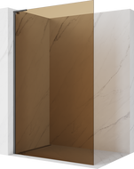 Mexen Kioto L Walk-in zuhanyfal 80 x 200 cm, bronz, gun gray kefélt - 800-080-103-66-32
