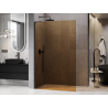 Mexen Kioto L Perete de duș Walk-in 70 x 200 cm, bronz, negru - 800-070-103-70-32
