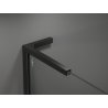 Mexen Kioto L Walk-in zuhanyfal 70 x 200 cm, barna, fekete - 800-070-103-70-32