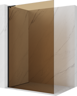 Mexen Kioto L Walk-in zuhanyfal 80 x 200 cm, bronz, fekete - 800-080-103-70-32