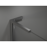 Mexen Kioto L Walk-in zuhanyfal 100 x 200 cm, bronz, gun metal - 800-100-103-95-32