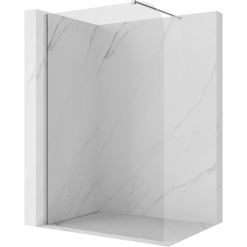 Mexen Kioto-P perete de duș Walk-in 70 x 200 cm, transparent 8 mm, crom - 800-070-101-01-00-P