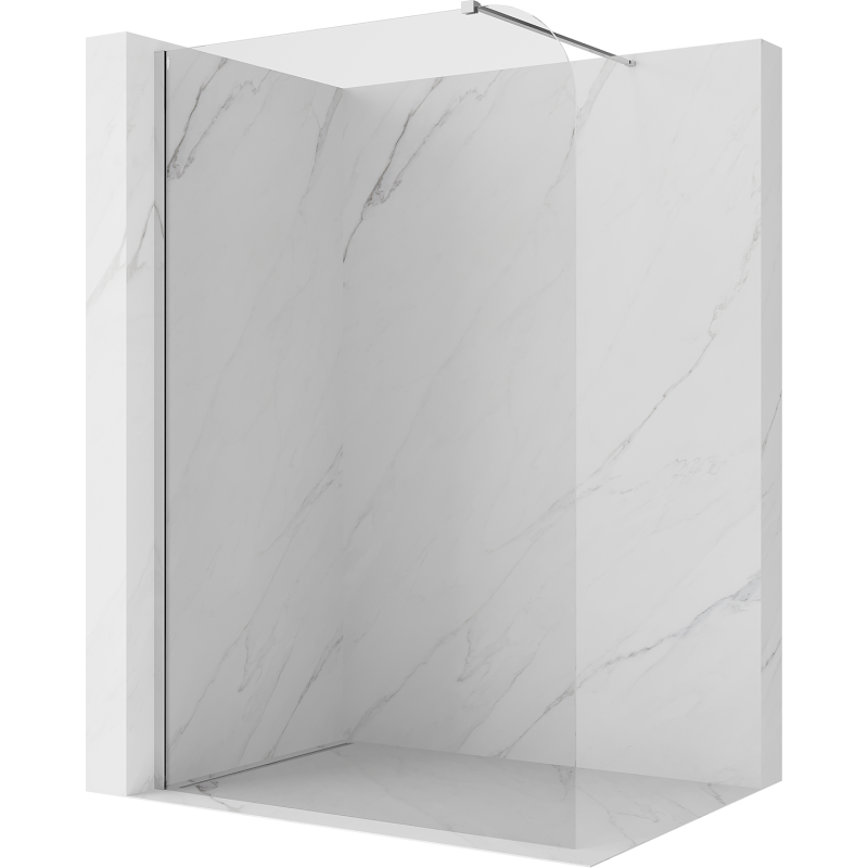 Mexen Kioto-P Walk-in zuhanyfal 120 x 200 cm, áttetsző 8 mm, króm - 800-120-101-01-00-P