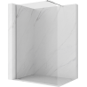 Mexen Kioto-P Walk-in zuhanyfal 120 x 200 cm, áttetsző 8 mm, króm - 800-120-101-01-00-P