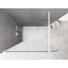 Mexen Kioto-P perete de duș Walk-in 130 x 200 cm, transparent 8 mm, albă - 800-130-101-20-00-P