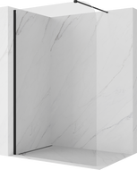 Mexen Kioto-P Walk-in zuhanyfal 70 x 200 cm, átlátszó 8 mm, fekete - 800-070-101-70-00-P
