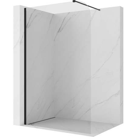 Mexen Kioto-P Perete de duș Walk-in 110 x 200 cm, transparent 8 mm, negru - 800-110-101-70-00-P