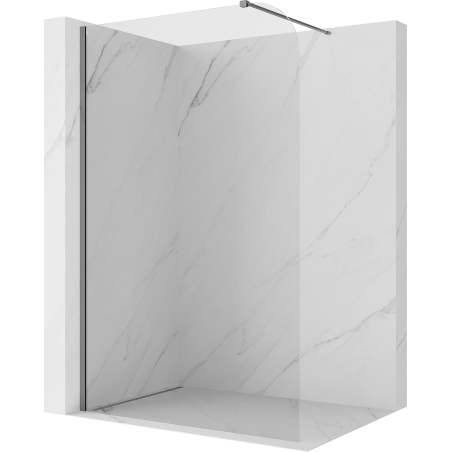 Mexen Kioto-P perete de duș Walk-in 70 x 200 cm, transparent 8 mm, metal gri - 800-070-101-95-00-P