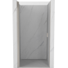 Mexen Mist-B 80 cm-es, átlátszó, szálcsiszolt nikkel nyíló zuhanyajtó - 8A2-080-000-97-00